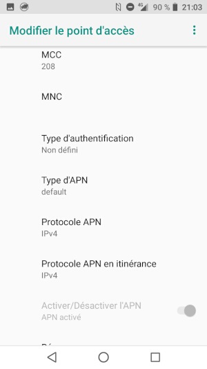 Comment configurer internet avec les données mobiles ?